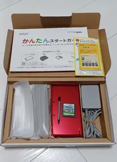 任天堂3DS 本体レッド +(ソフト)スーパーマリオブラザーズ セット