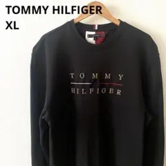 TOMMY HILFIGER スウェット　トレーナー　黒　XL
