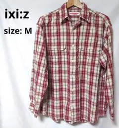ixi:z チェックシャツ Mサイズ
