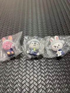 StrayKids SKZOO サウナフィギュア　ガチャ　3点セット