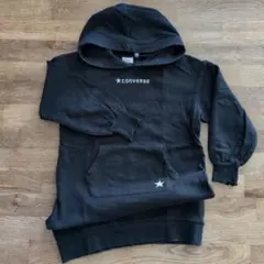 匿名発送☆コンバース　ブラックワンピース　120