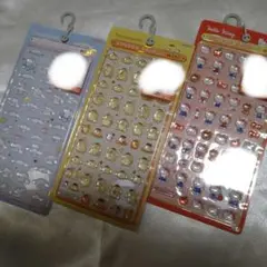 【正規品】ボンボンドロップシール 赤キティ　シナモン　プリン　3枚セット