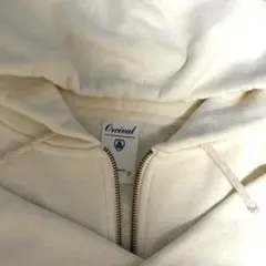 Orcival ホワイト フルジップ パーカー サイズ0