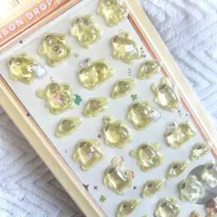 ポムポムプリン　サンリオ　3Dシール　立体シール　ぷっくり