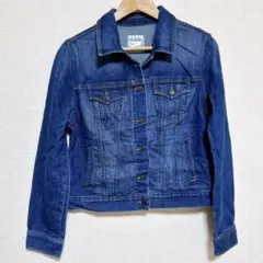 OLD NAVY デニムジャケット Lサイズ ダークブルー レディース