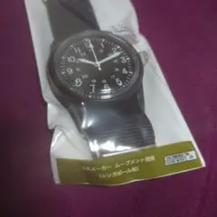 【新品未開封 廃盤品】DAISO ダイソー ミリウォッチ ブラック 旧品