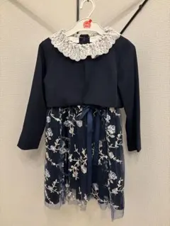 ネイビー フォーマルドレス 120