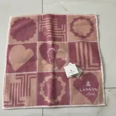 LANVIN ピンク系 ハンカチ