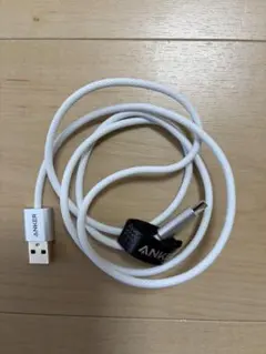 ANKER USB-C ケーブル（USB-A） 1回使用 美品 ホワイト