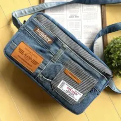 ショルダーバッグ オーバーオールリメイク デニムリメイク