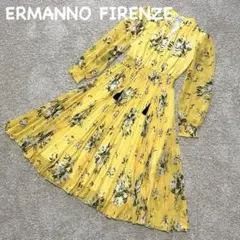 ERMANNO FIRENZE フローラル マキシドレス シアーロングワンピースのサムネイル