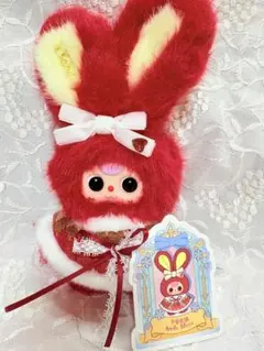 babythree 冬日系列　冬シリーズ　ぬいぐるみキーホルダー　レッド