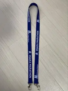 OSAKA MARATHON ストラップ 青 大阪マラソン