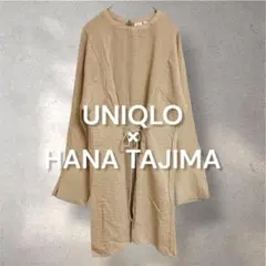 1005 美品✨UNIQLO×HANA TAJIMA クレープタイチュニック Lのサムネイル