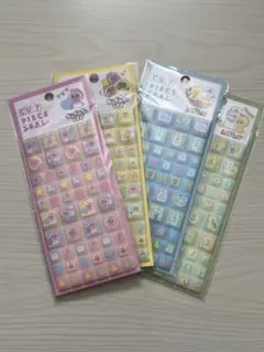 おぱんちゅうさぎ＆んぽちゃむ タイルシール 4点セット 正規品　バラ売り可