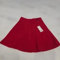 UNIQLO レディース フレアスカート M レッド新品未使用品タグ付き