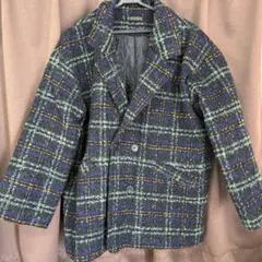 【GORGE】チェック柄 チェスターコート　レディース
