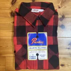 Prentiss ネルシャツ 完全新品 タグ付80s デッドストックUSA製のサムネイル