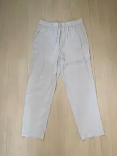 ZARA ライトベージュサテン風パンツ