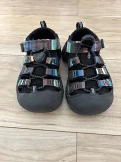 KEEN サンダル 15㎝ブラック/マルチカラー