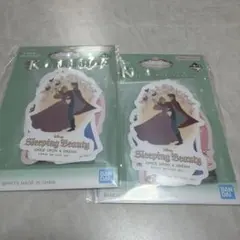 【新品】 ディズニー 一番くじ K賞 ステッカー　眠れる森の美女　オーロラ姫