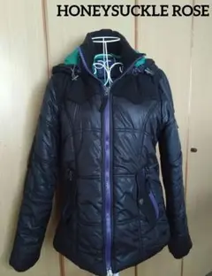 HONEYSUCKLE ROSE 配色デザイン 中綿ジャンパー L