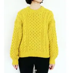 トラッツォドンナ　ケーブル編み　ニット　ファンシーヤーンニット　トラッゾドンナ