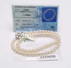 アコヤ真珠 パールネックレス 留め具SILVER 6.00-6.50mm