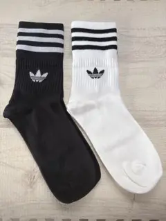 アディダス クルーソックス　M 24-26㎝　新品