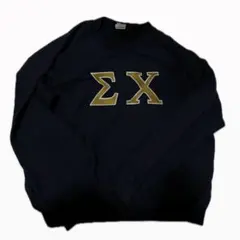 GILDAN ロゴ トレーナー L ネイビー vintage y2k USA古着