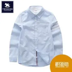 子供長袖シャツ 紳士のような 男の子 長袖シャツ 140