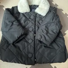 Petit main ブラック ダウンコート 80