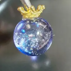 787 銀河宇宙玉のレジンバッグチャーム