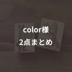 color様リクエスト　2点まとめ