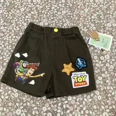 トイストーリー　ディズニー　ハーフパンツ　デニム　100 バズライトイヤー