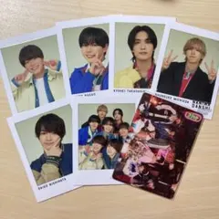 なにわ男子 コイスルヒカリ オリジナルチェキ カード HARDWORK