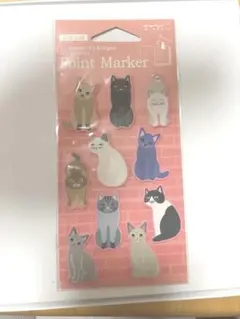 ねこ　付箋