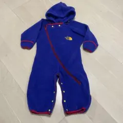ノースフェイス フリースジャンプスーツ ポーラーテック 日本製 ブルー