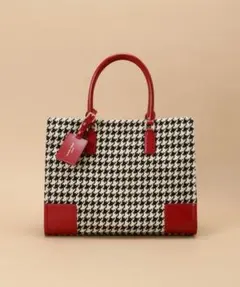 Samantha Thavasa ピエドプル トートバッグ ワインレッドのサムネイル
