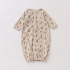 petit main 抗菌防臭 クマ総柄2WAYオール