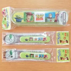 ディズニー トイ・ストーリー ランチスプーン・フォーク・ケース 3点セット