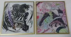 鬼滅の刃　アクリル色紙　伊黒　甘露寺
