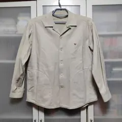 A5670 【最終価格】パパス ベージュ シャツジャケット Lサイズ