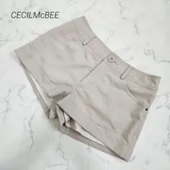 セシルマクビー CECILMcBEE ショートパンツ　薄手 M ベージュのサムネイル