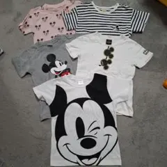 ミッキー　半袖Tシャツ　110cm　5枚セット