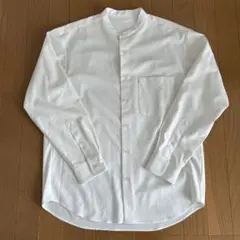 【GU】新品 イージーケアバンドカラーシャツ 長袖S