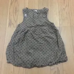 90☆ドット柄ジャンパースカート