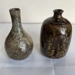 江戸 明治 徳利2点 骨董 通い徳利 江戸時代 明治時代 骨董品 コレクション3個セット