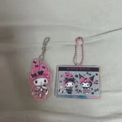 マイメロディー　アクリルチャーム　　　サンリオ　キーホルダー 2点セット