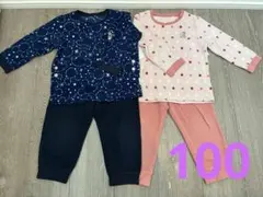 ユニクロ UNIQLO パジャマ 100女の子 男の子 フリース